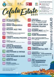 Eventi Comune di Cefalù Lugio 2025